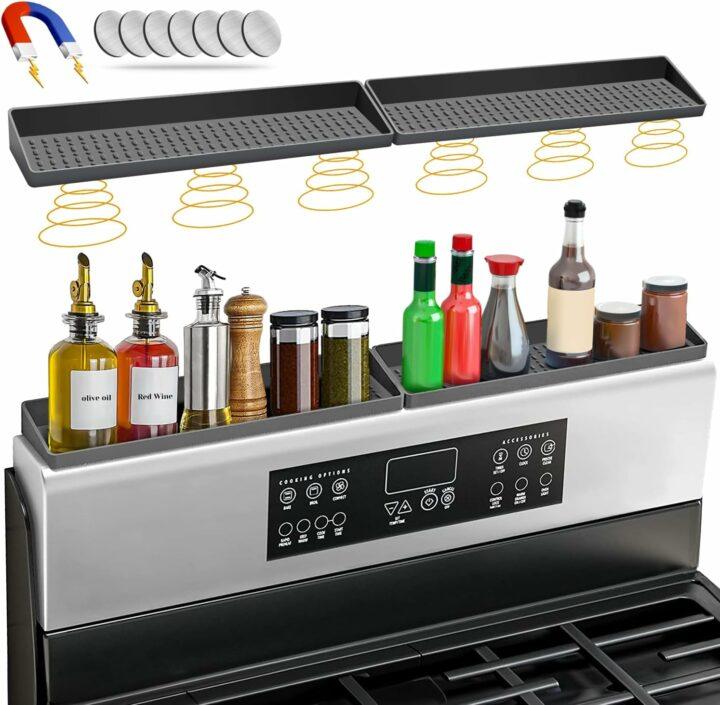 magnetic stove top shelf