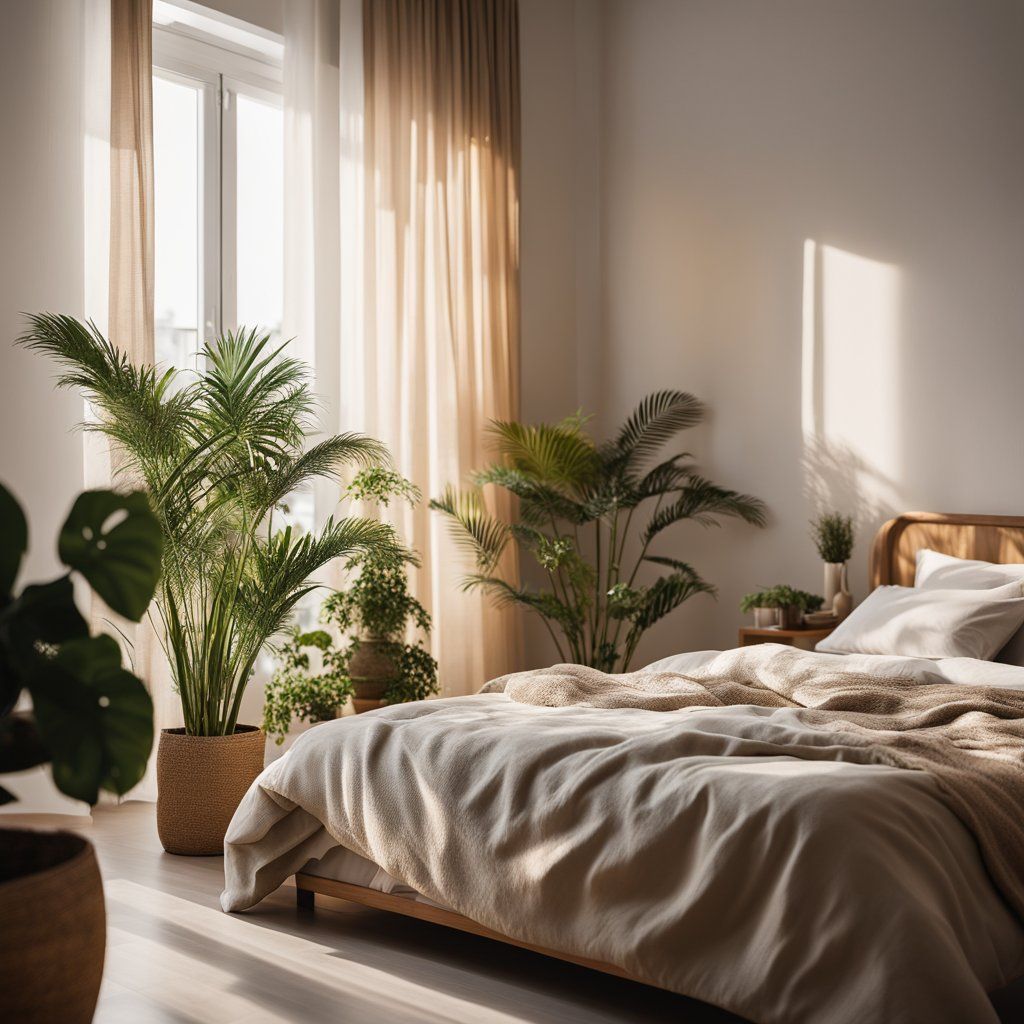 Minimalist Plant Bedroom Décor